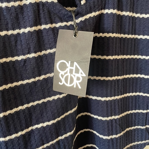 Chaser thermal strappy back long sleeve top striped minimalist - Picture 7 of 7